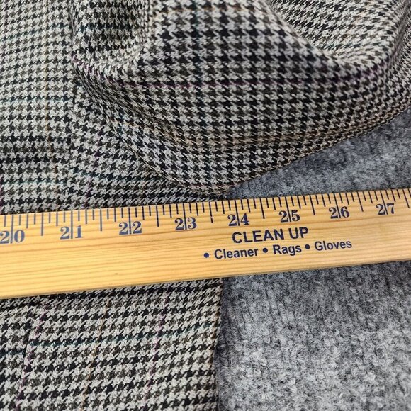 Ralph Lauren Blazer Mens 44L Wool Houndstooth 2 Button Sports Coat Jacket - Picture 10 of 16
